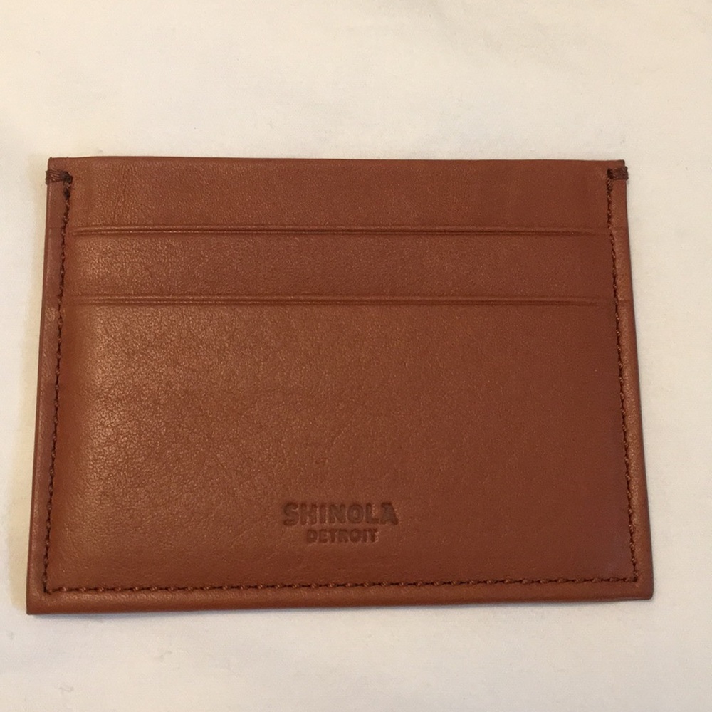 Shinola Leather Card Wallet